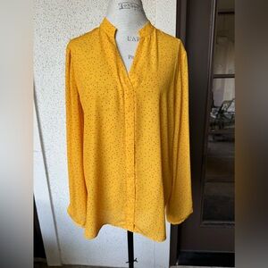 Neiman Marcus yellow blouse